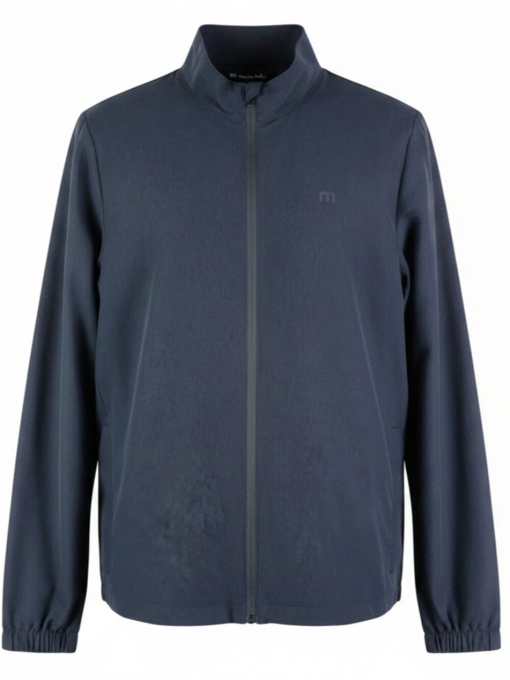Travis Mathew Jacket Mens Medium Blue Athletic Full Zip Pockets Golf Performance